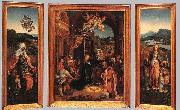 BEER, Jan de Triptych oil